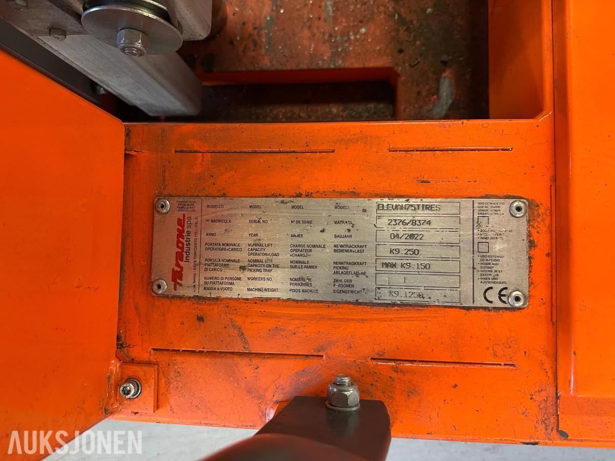 2022 Faraone ELEVAH 75 TIRE LIFT